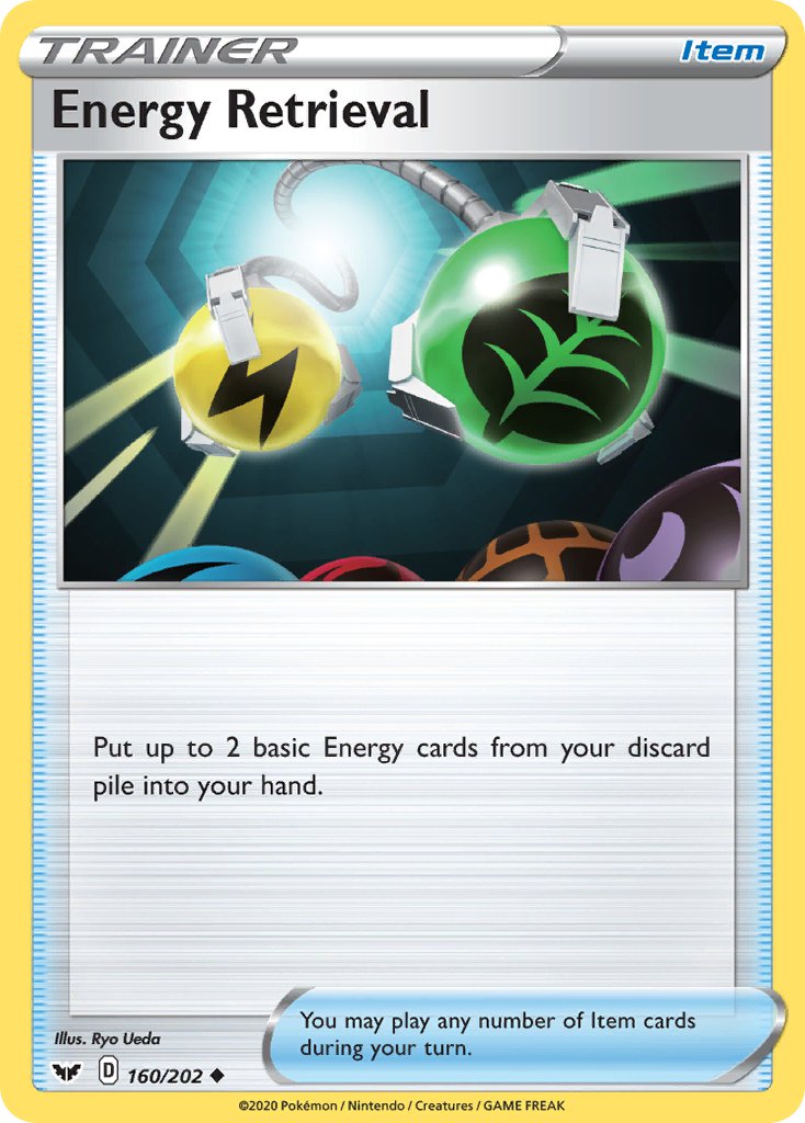 Energy Retrieval⁣ - Sword & Shield⁣ (Uncommon)⁣ [160]