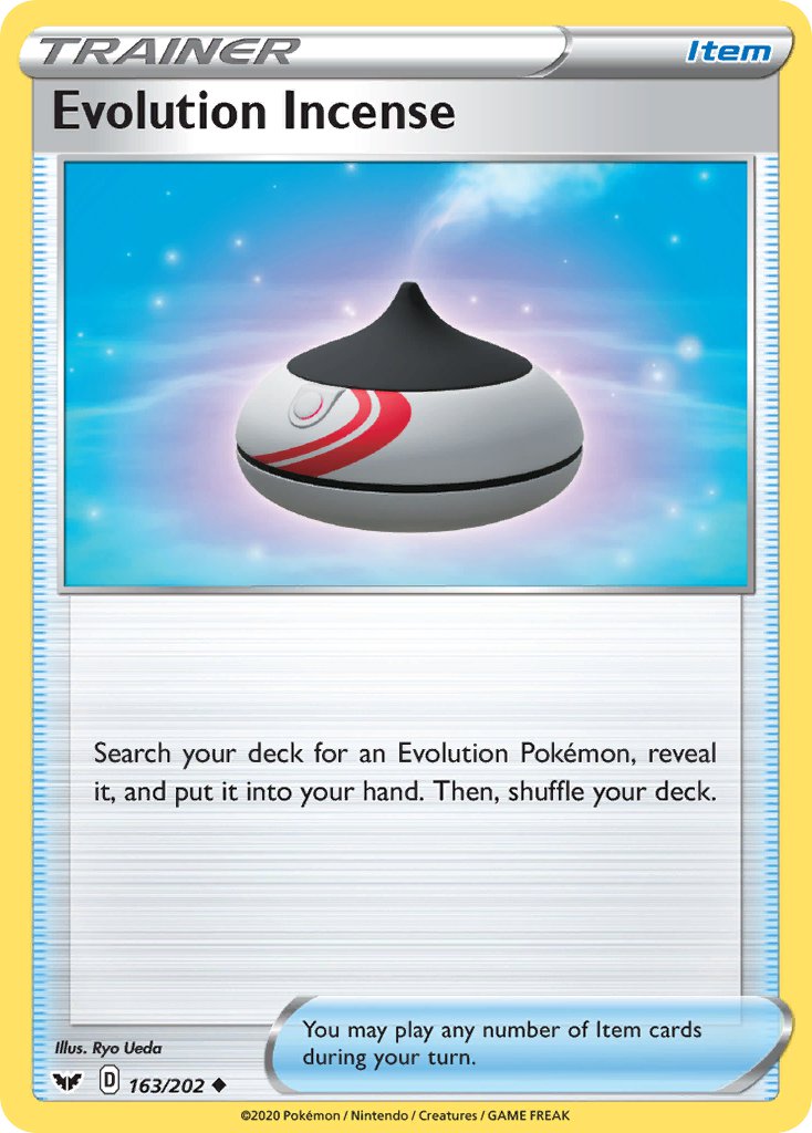 Evolution Incense⁣ - Sword & Shield⁣ (Uncommon)⁣ [163]