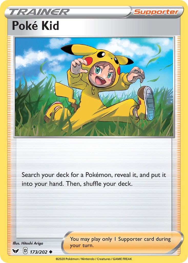 Poké Kid⁣ - Sword & Shield⁣ (Uncommon)⁣ [173] English / Near Mint / Reverse-Holo Normal