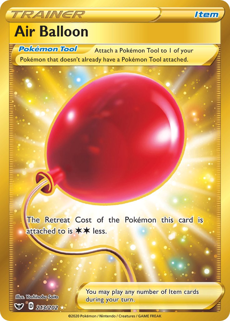 Air Balloon⁣ - Sword & Shield⁣ (Secret Rare)⁣ [213] English / Near Mint / Normal