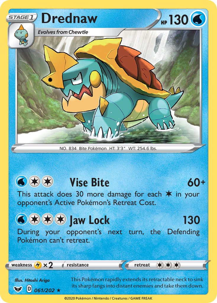 Drednaw⁣ - Sword & Shield⁣ (Rare)⁣ [61]
