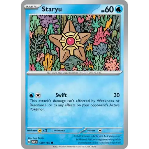 Staryu - 120/165 - Enkeltkort