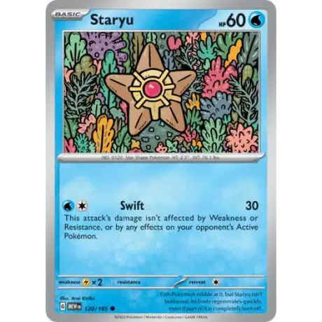 Staryu - 120/165 - Enkeltkort