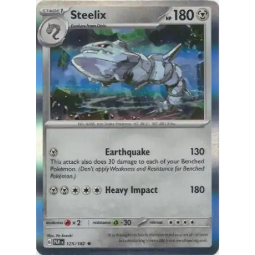 Steelix - Holo - 125/182 - Enkeltkort