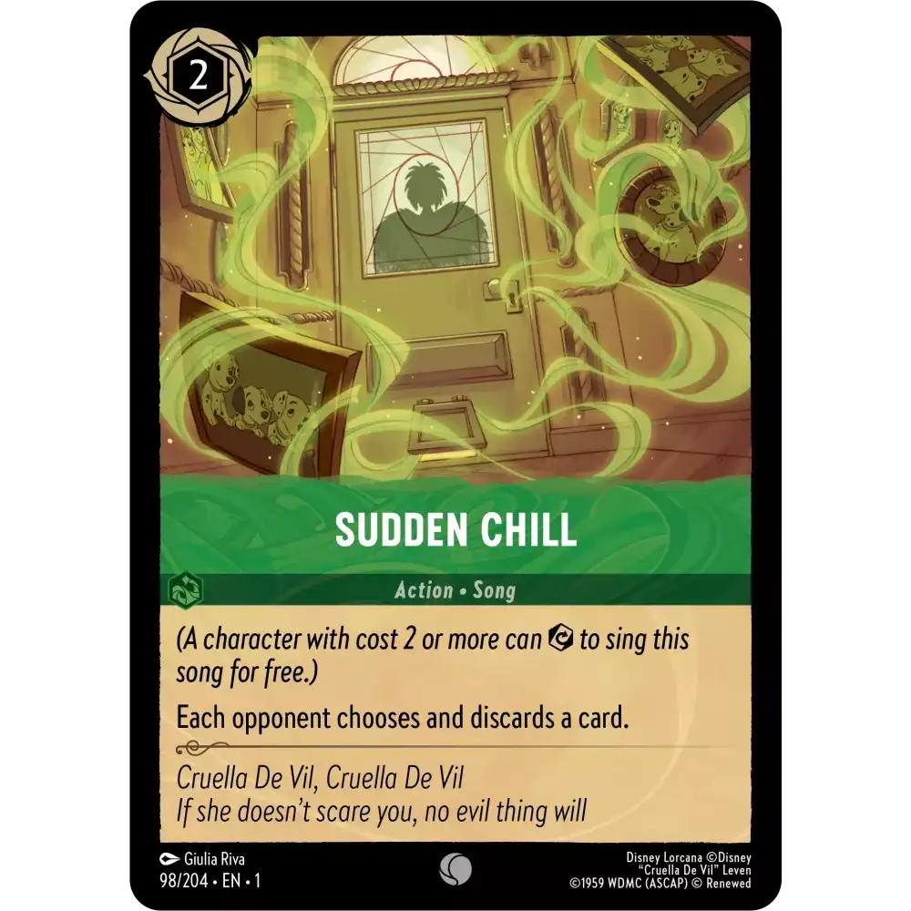 Sudden Chill (Common) - 98/204 - Disney Lorcana Singles