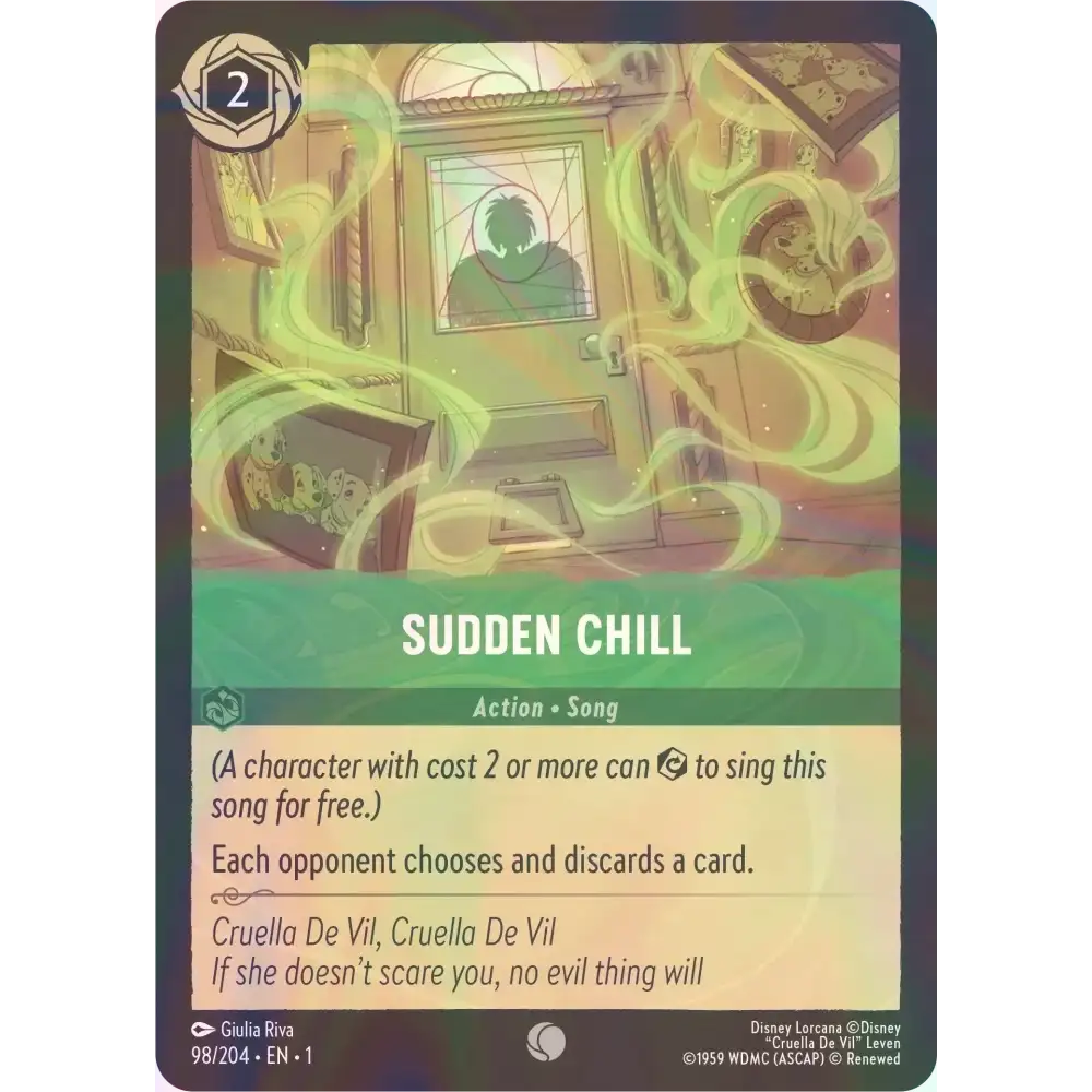 Sudden Chill - Foil (Common) - 98/204 - Disney Lorcana