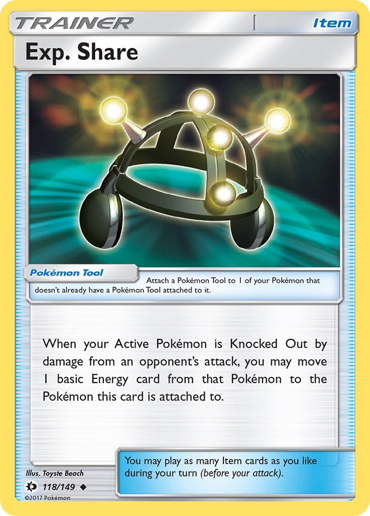 Exp. Share - Sun & Moon (Uncommon) [SUM-118] English / Near Mint / Normal