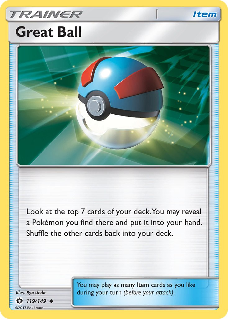 Great Ball - Sun & Moon (Uncommon) [SUM-119] English / Near Mint / Normal