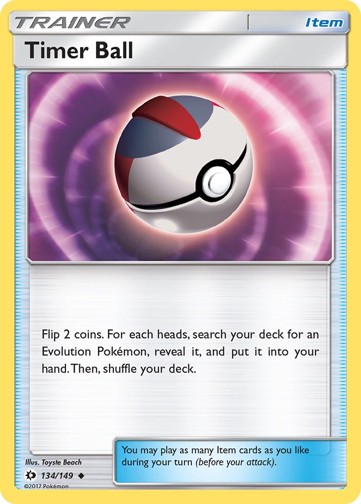 Timer Ball - Sun & Moon (Uncommon) [SUM-134] English / Near Mint / Normal