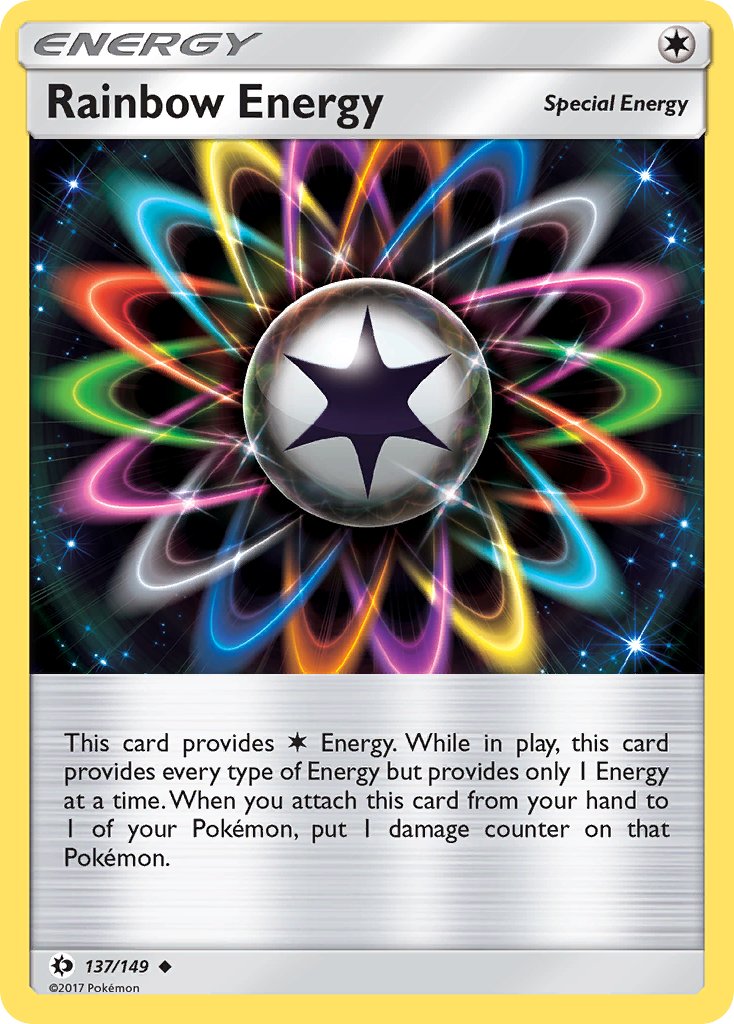 Rainbow Energy - Sun & Moon (Uncommon) [SUM-137] English / Near Mint / Normal