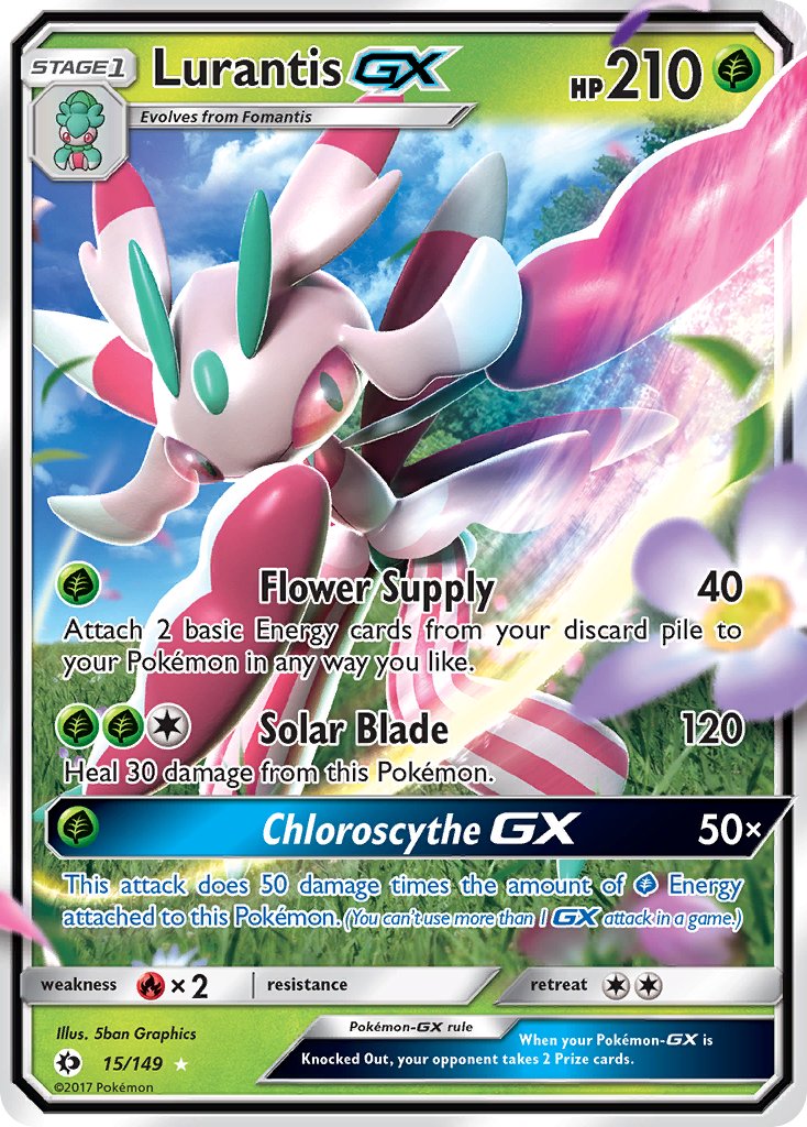 Lurantis GX - Sun & Moon (Ultra Rare) [15] Kortspil