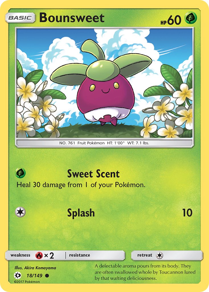Bounsweet - Sun & Moon (Common) [SUM-18] English / Near Mint / Normal