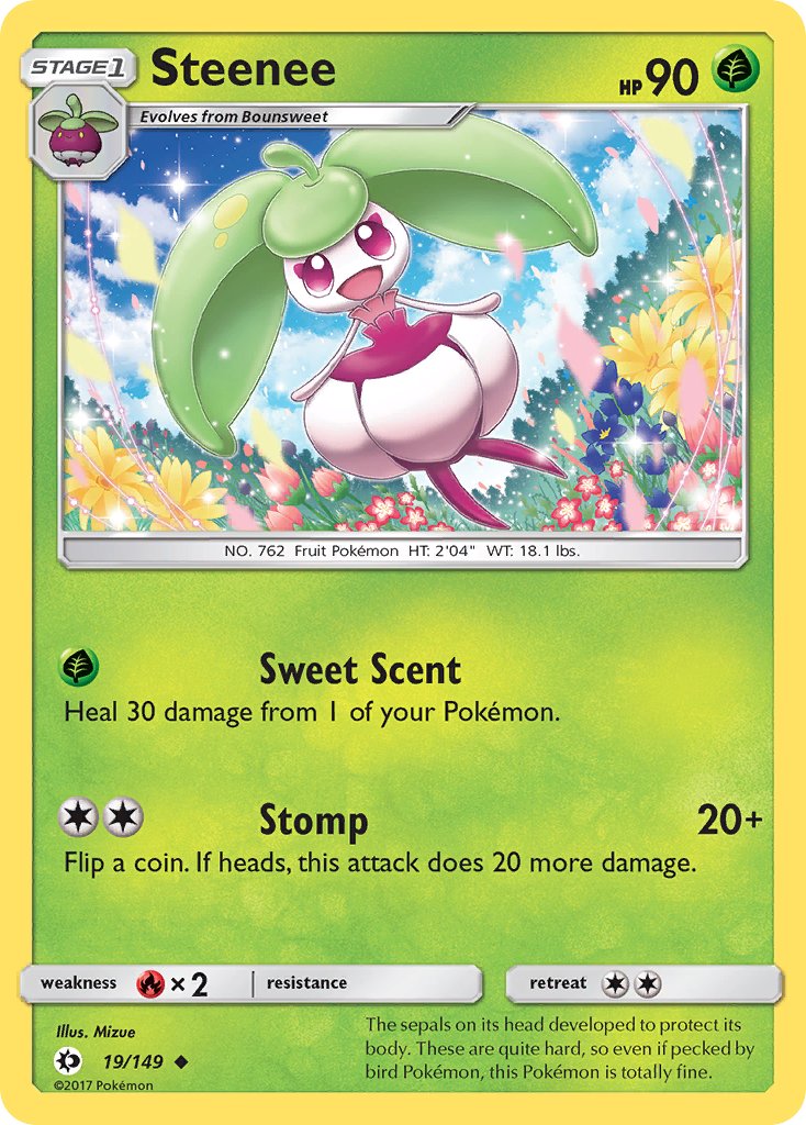 Steenee - Sun & Moon (Uncommon) [SUM-19] English / Near Mint / Normal