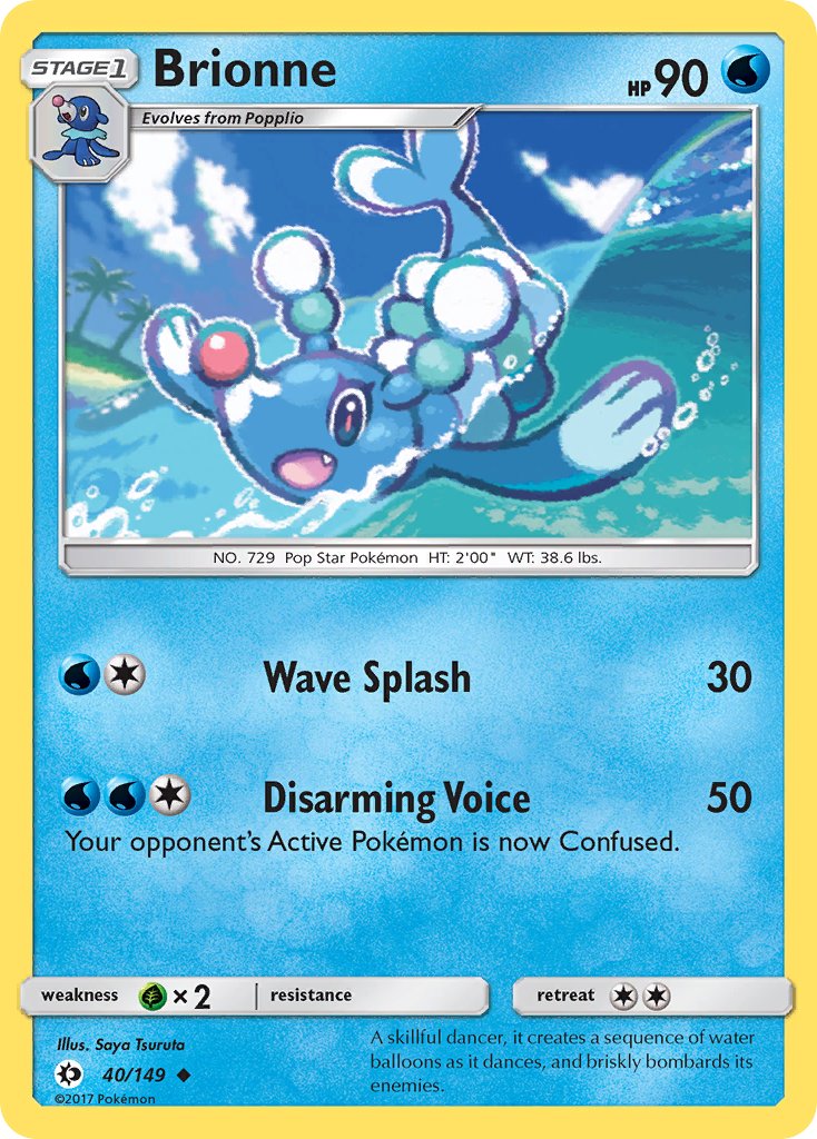 Brionne - Sun & Moon (Uncommon) [SUM-40] English / Near Mint / Normal