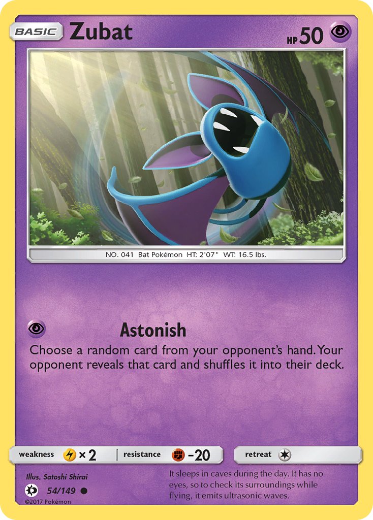 Zubat - Sun & Moon (Common) [SUM-54] English / Near Mint / Normal