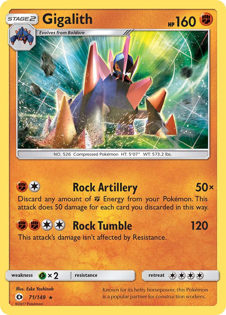 Gigalith - Sun & Moon (Holo Rare) [SUM-71] English / Near Mint / Normal