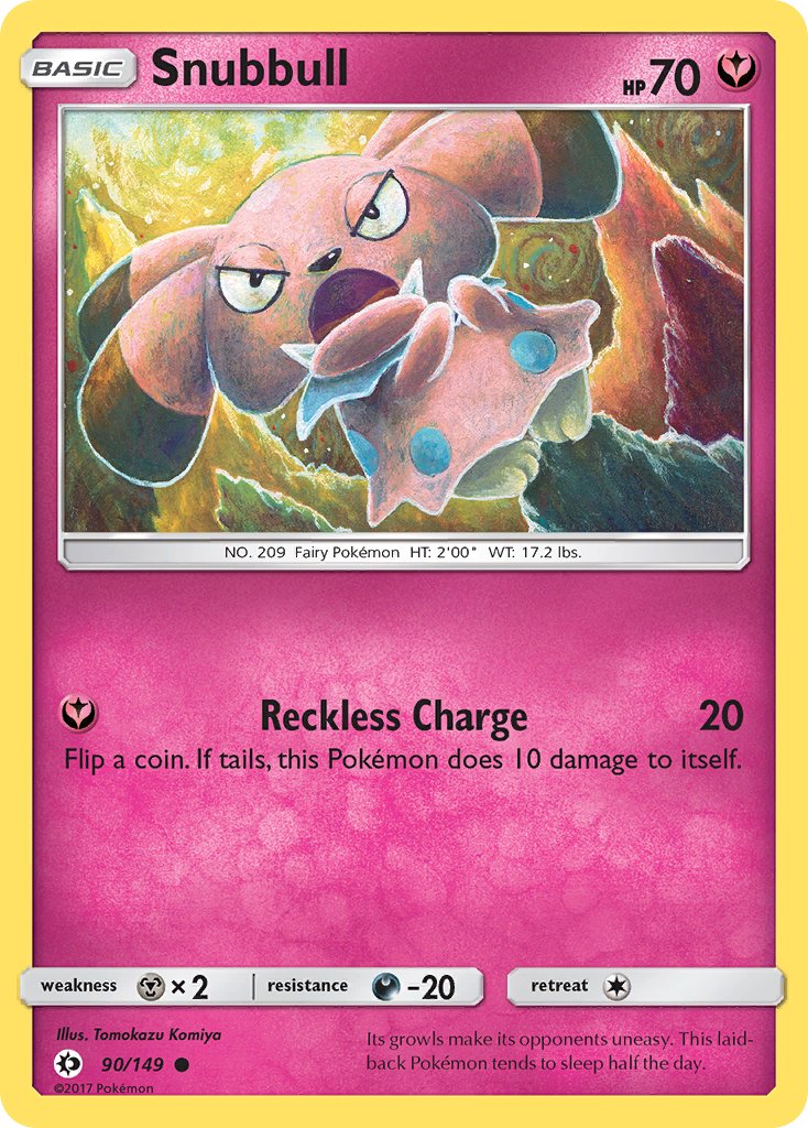 Snubbull - Sun & Moon (Common) [SUM-90] English / Near Mint / Normal