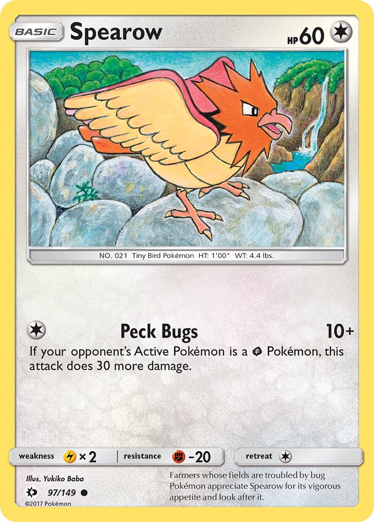 Spearow - Sun & Moon (Common) [SUM-97] English / Near Mint / Normal