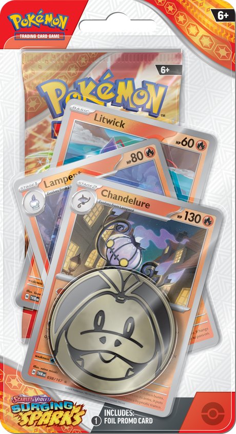 Pokémon TCG: Scarlet & Violet: Surging Sparks - Premium Checklane Blister Pack