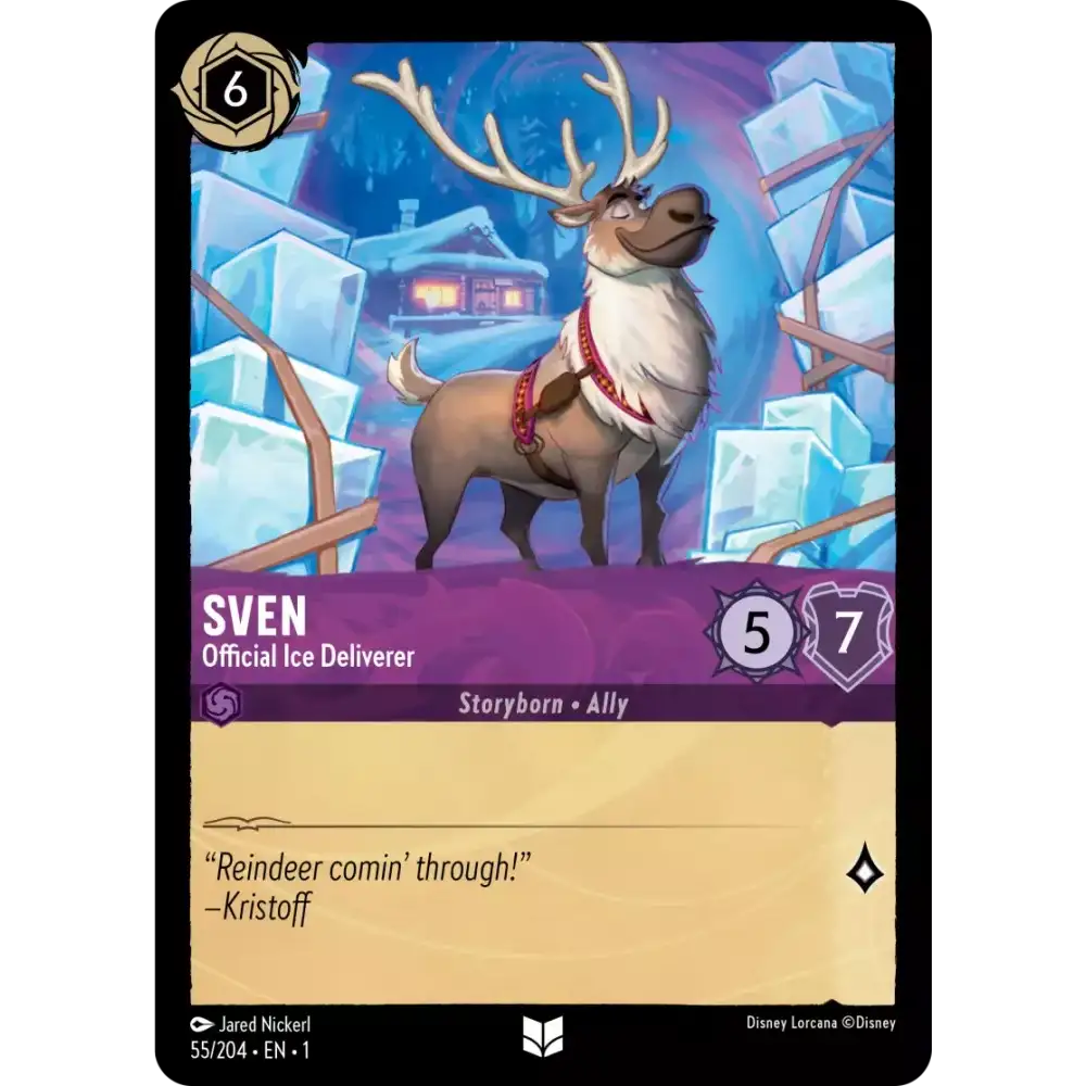 Sven - Official Ice Deliverer (Uncommon) - 55/204 - Disney