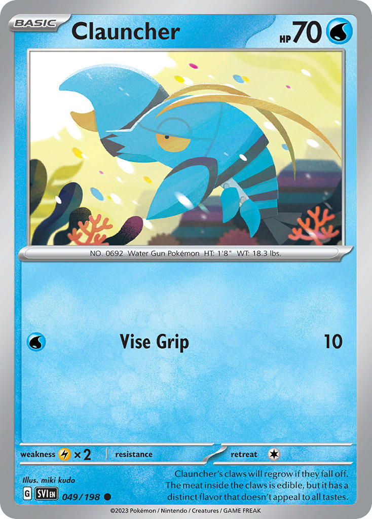 Clauncher⁣ - Scarlet & Violet⁣ (Common)⁣ [049] English / Near Mint / Normal