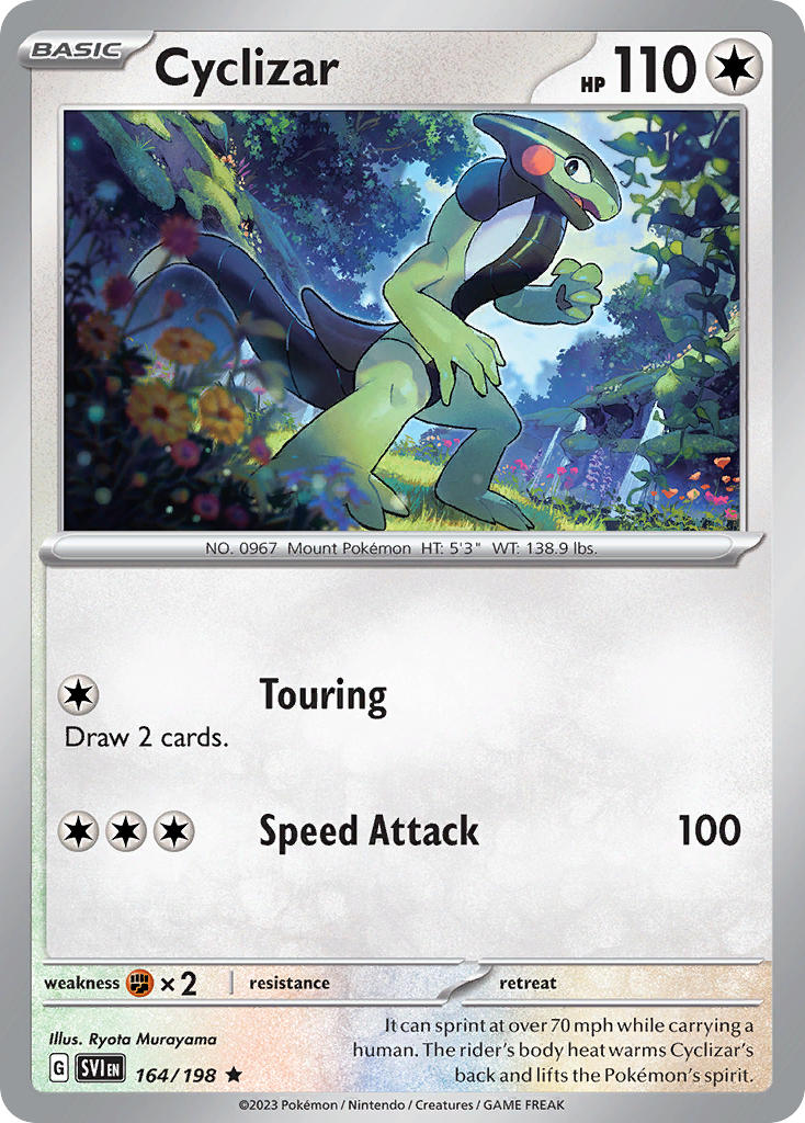 Cyclizar⁣ - Scarlet & Violet⁣ (Holo Rare)⁣ [164] English / Near Mint / Normal