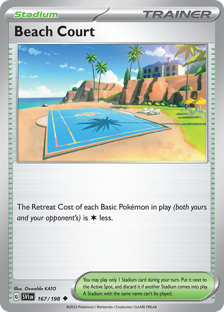 Beach Court⁣ - Scarlet & Violet⁣ (Uncommon)⁣ [167] English / Near Mint / Normal