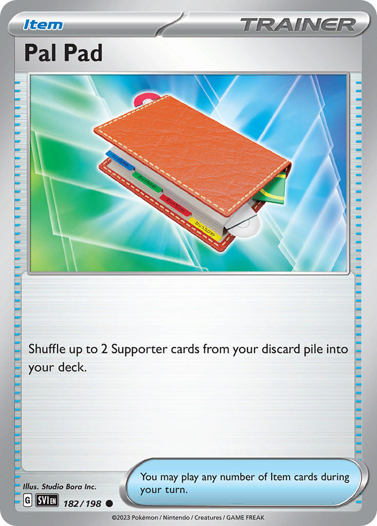 Pal Pad⁣ - Scarlet & Violet⁣ (Common)⁣ [182] English / Near Mint / Reverse-Holo Normal