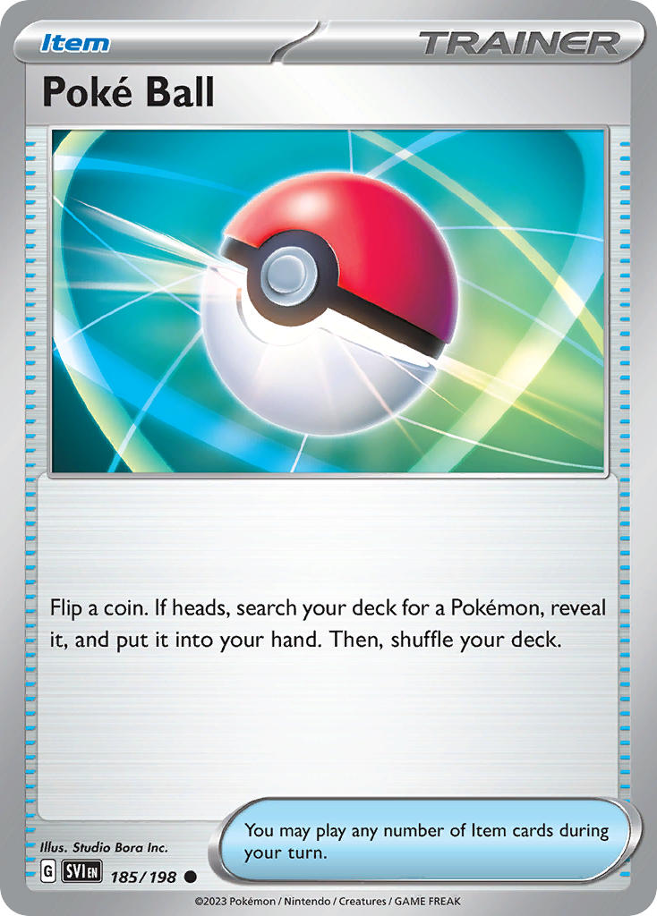 Poké Ball⁣ - Scarlet & Violet⁣ (Common)⁣ [185] English / Near Mint / Normal
