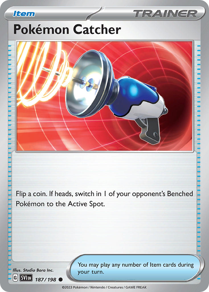 Pokémon Catcher⁣ - Scarlet & Violet⁣ (Common)⁣ [187] English / Near Mint / Normal