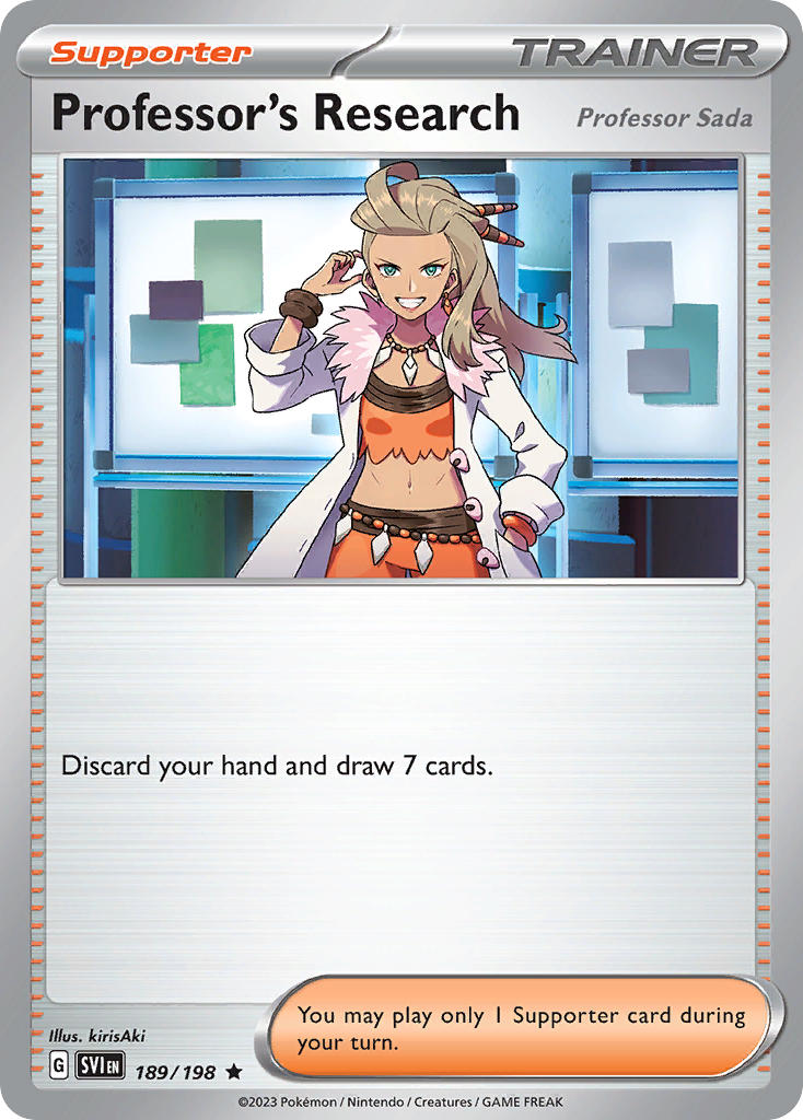 Professor's Research⁣ - Scarlet & Violet⁣ (Rare)⁣ [189] English / Near Mint / Reverse-Holo Normal