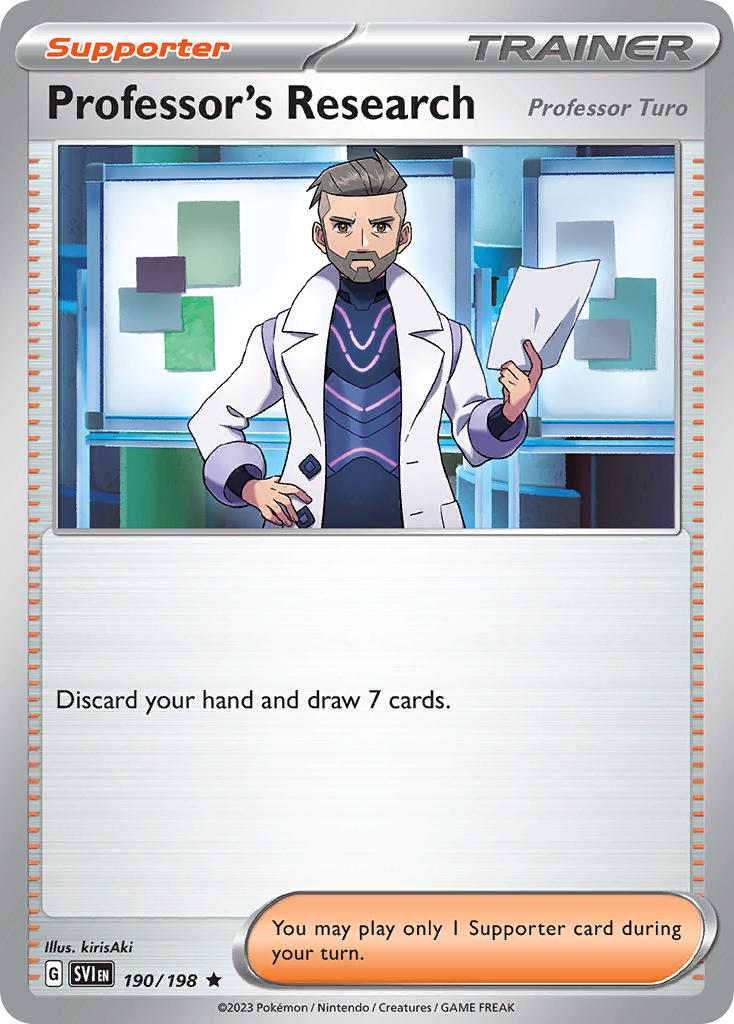 Professor's Research⁣ - Scarlet & Violet⁣ (Rare)⁣ [190] English / Near Mint / Reverse-Holo Normal