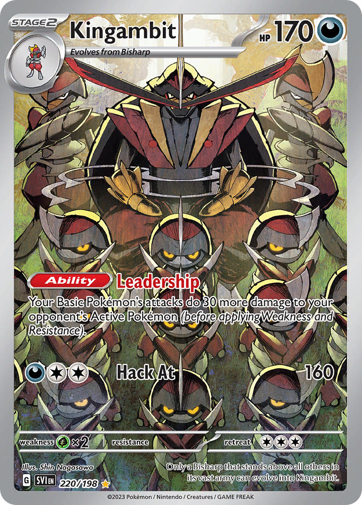 Kingambit - Scarlet & Violet (Illustration Rare) [SVI-220] English / Near Mint / Normal