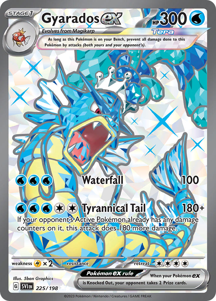 Gyarados ex⁣ - Scarlet & Violet⁣ (Ultra Rare)⁣ [225] English / Near Mint / Normal