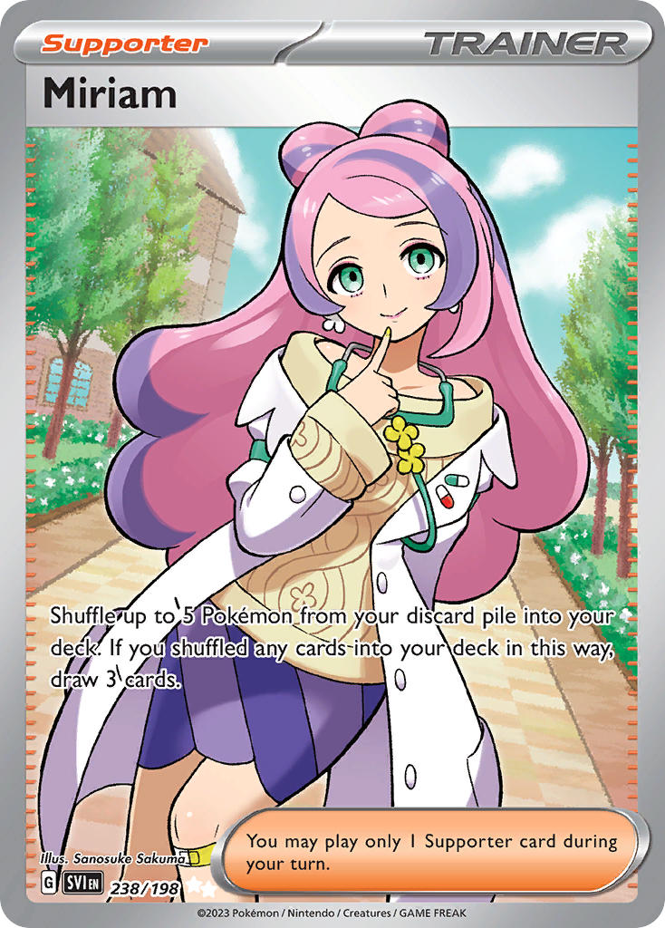 Miriam⁣ - Scarlet & Violet⁣ (Ultra Rare)⁣ [238] English / Played / Normal