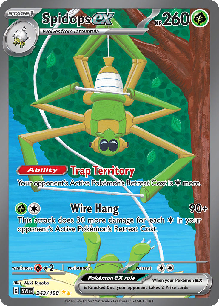 Spidops ex - Scarlet & Violet (Special Illustration Rare) [SVI-243] English / Near Mint / Normal