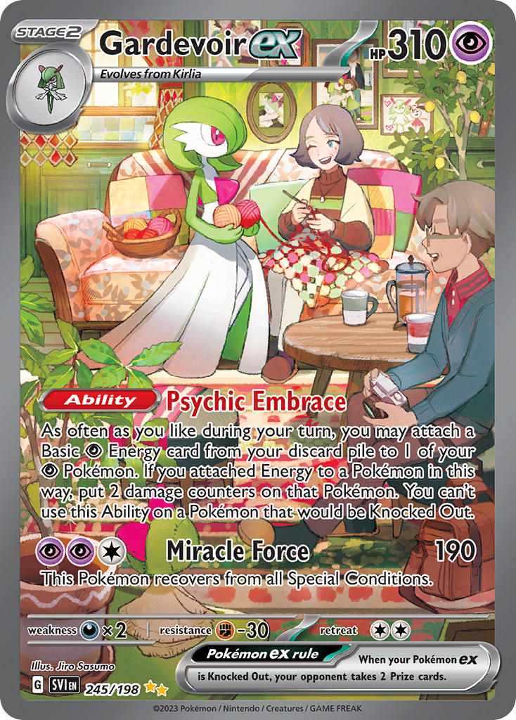 Gardevoir ex⁣ - Scarlet & Violet⁣ (Special Illustration Rare)⁣ [245] English / Excellent / Normal