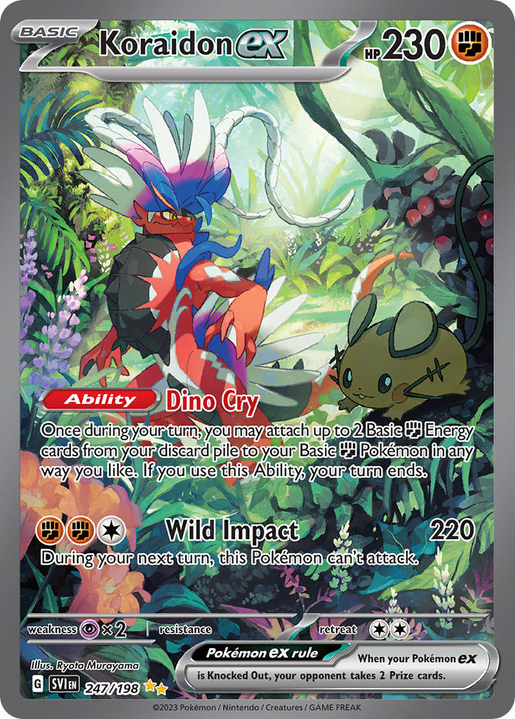 Koraidon ex - Scarlet & Violet (Special Illustration Rare) [SVI-247] English / Near Mint / Normal