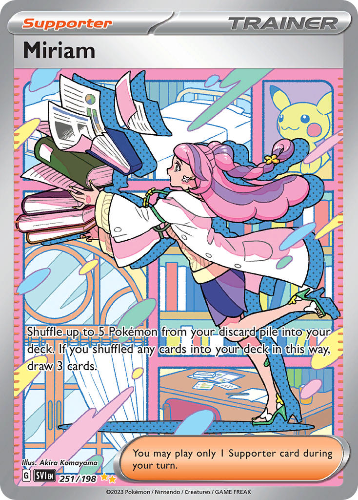 Miriam⁣ - Scarlet & Violet⁣ (Special Illustration Rare)⁣ [251] English / Near Mint / Normal