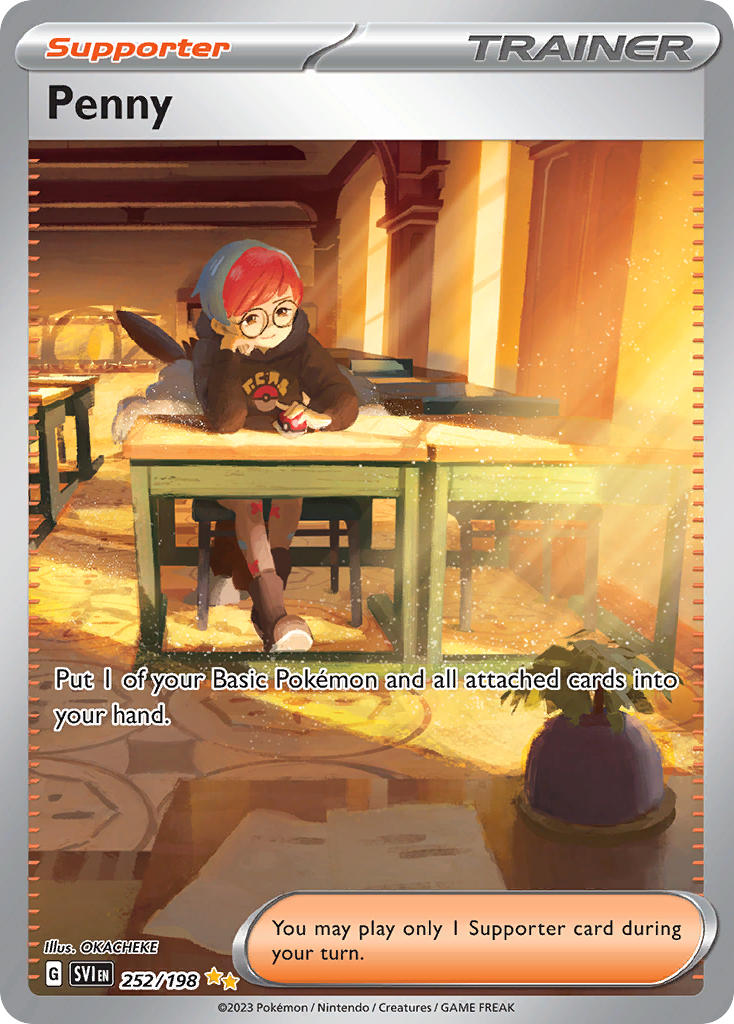 Penny⁣ - Scarlet & Violet⁣ (Special Illustration Rare)⁣ [252] English / Light Played / Normal