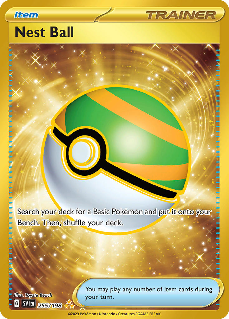 Nest Ball⁣ - Scarlet & Violet⁣ (Secret Rare)⁣ [255] English / Near Mint / Normal