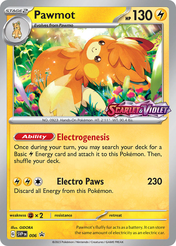 Pawmot - SV Black Star Promos (Promo) [SVP-006] English / Near Mint / Normal