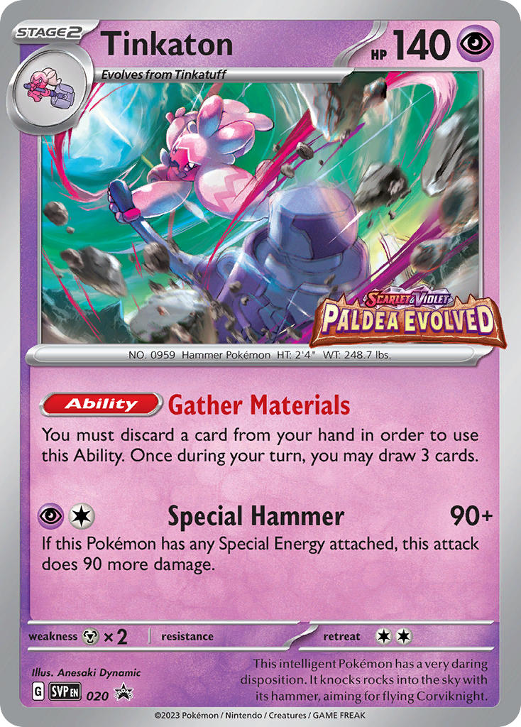 Tinkaton⁣ - SV Black Star Promos⁣ (Promo)⁣ [020] English / Near Mint / Normal