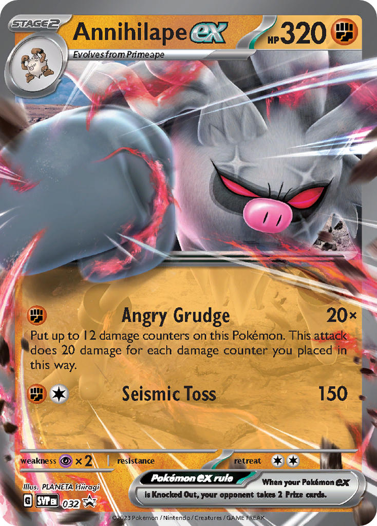 Annihilape ex⁣ - SV Black Star Promos⁣ (Promo)⁣ [032] English / Near Mint / Normal