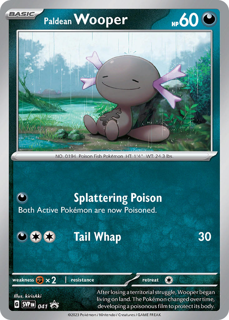 Paldean Wooper⁣ - SV Black Star Promos⁣ (Promo)⁣ [041] English / Near Mint / Normal