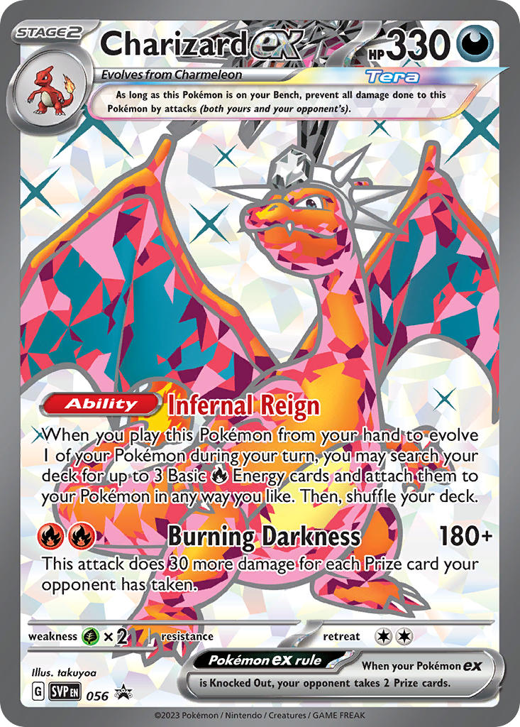 Charizard ex⁣ - SV Black Star Promos⁣ (Promo)⁣ [056] English / Good / Normal