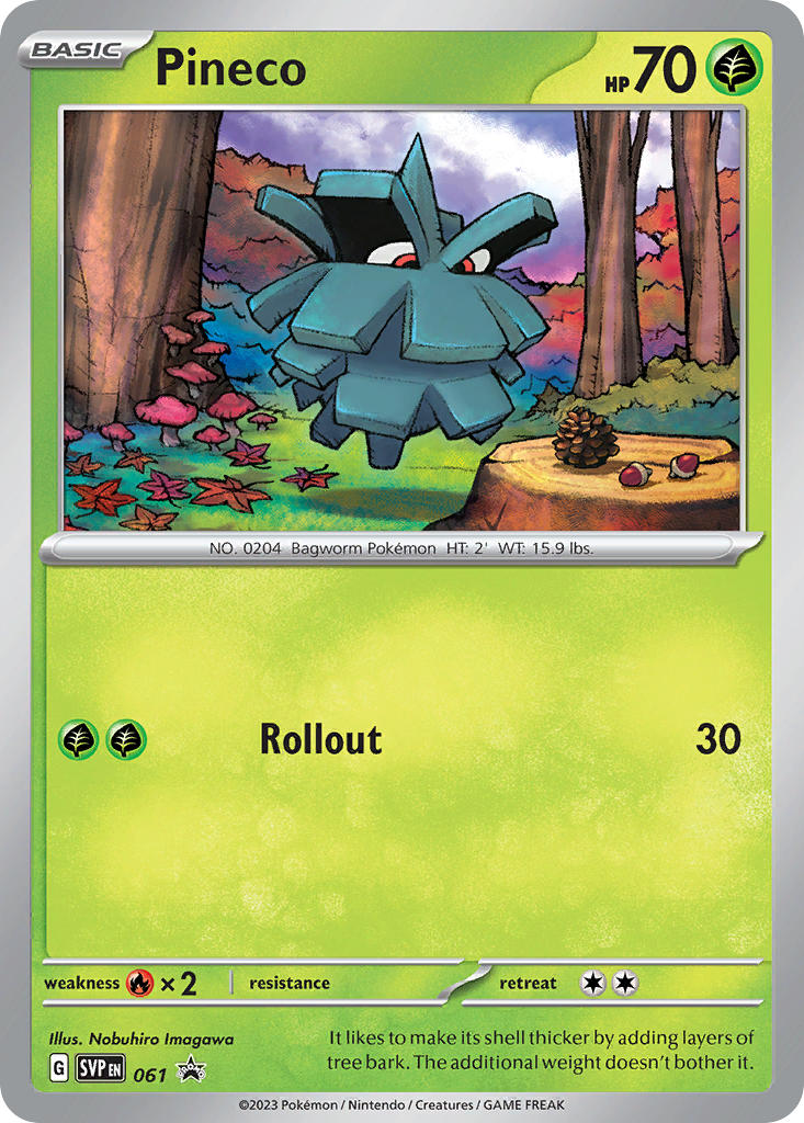 Pineco - SV Black Star Promos (Promo) [SVP-061] English / Near Mint / Normal