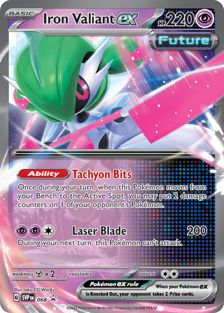 Iron Valiant ex - SV Black Star Promos (Promo) [SVP-068] English / Near Mint / Normal