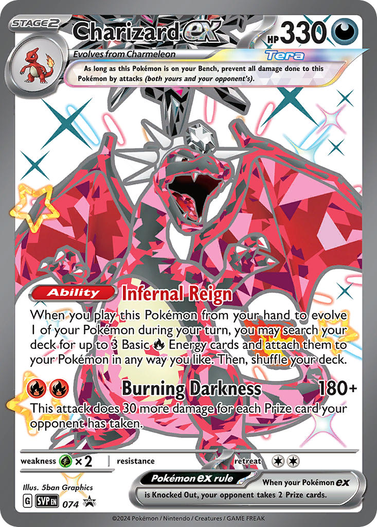 Charizard ex⁣ - SV Black Star Promos⁣ (Promo)⁣ [074] English / Near Mint / Normal