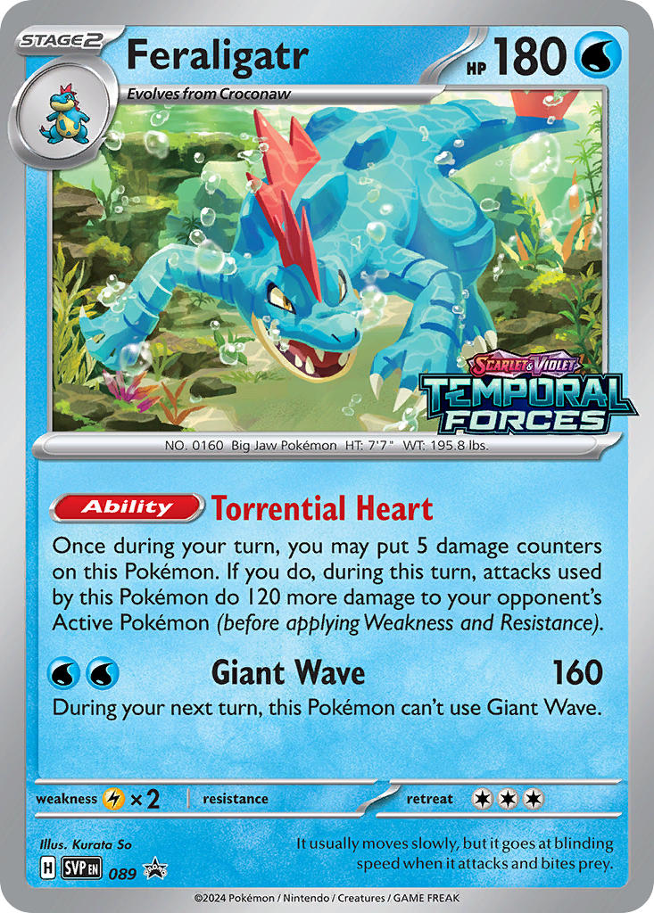 Feraligatr - SV Black Star Promos (Promo) [SVP-089] English / Near Mint / Normal